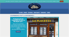 Desktop Screenshot of agencelaplacette.com